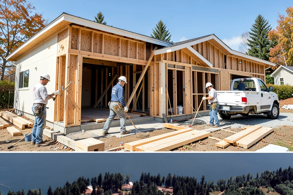 Mudroom Addition in Lakewood, Pierce County, WA - A mudroom pays off most ahead of the rainy season, so we prioritize enclosing it before fall.