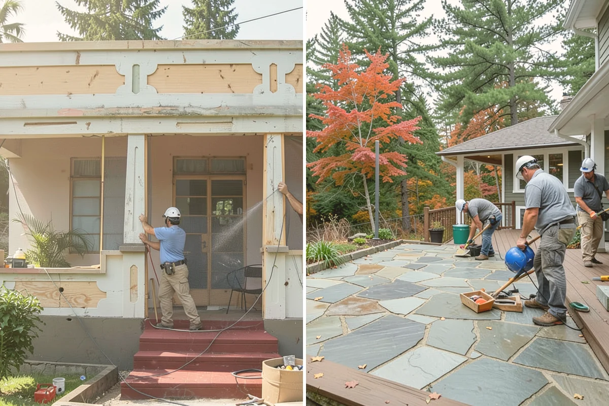 Mudroom Addition in Lynnwood, Snohomish County, WA - Plan placement at a main or garage entry