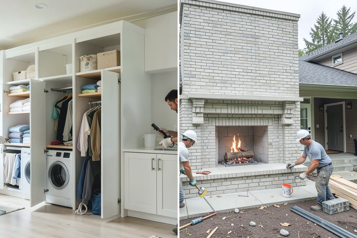 Mudroom Addition in Marysville, Snohomish County, WA - Plan placement at a main or garage entry