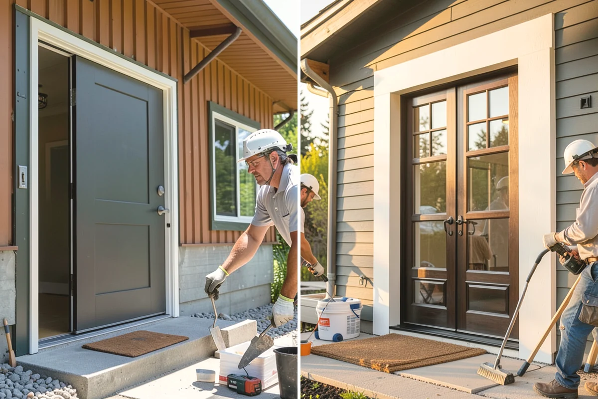 Mudroom Addition in Mukilteo, Snohomish County, WA - Plan placement at a main or garage entry