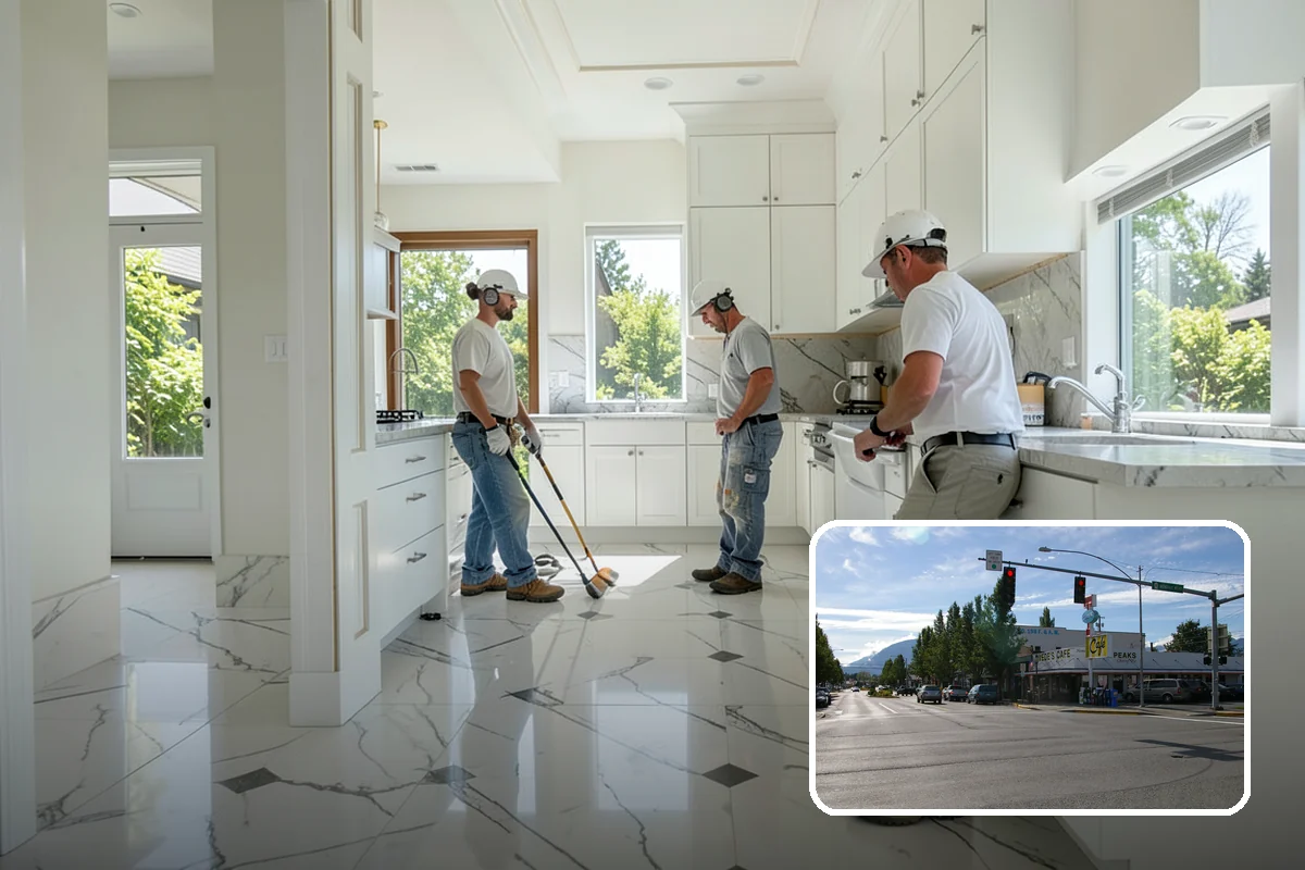 Mudroom Addition in North Bend, King County, WA - Contains wet and muddy gear at the entry