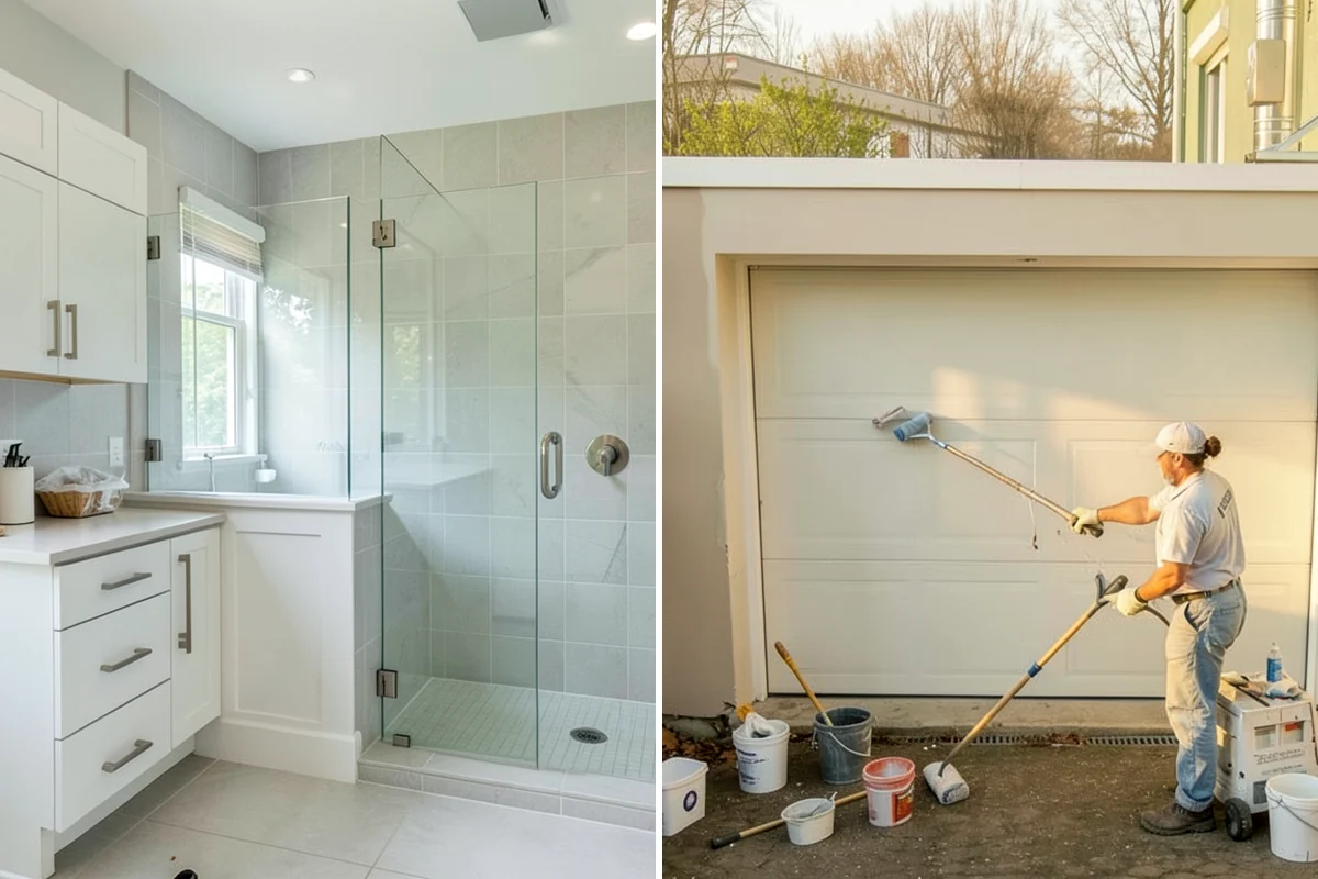 Mudroom Addition in Pacific, King County, WA - Plan placement at a main or garage entry