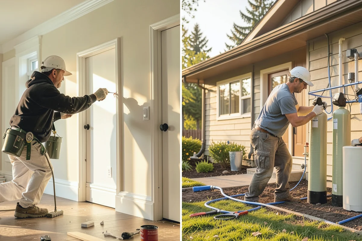 Mudroom Addition in Redmond, King County, WA - Plan placement at a main or garage entry