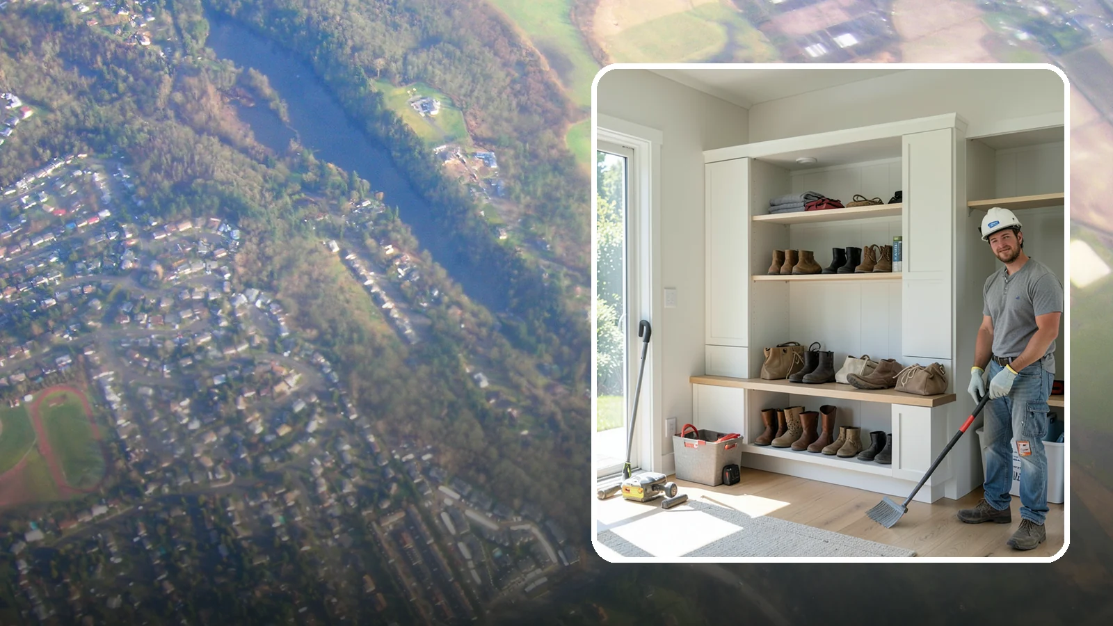 Mudroom Bench Construction in Algona, King County, WA - We build custom mudroom benches with storage sized to corral your family's boots, bags, and rainy-day gear.