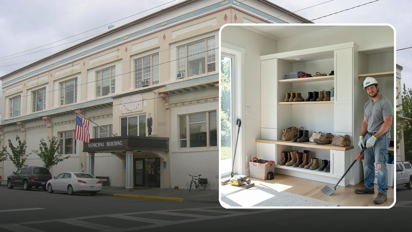 Mudroom Bench Construction in Anacortes, Skagit County, WA - We build custom mudroom benches with storage sized to corral your family's boots, bags, and rainy-day gear.