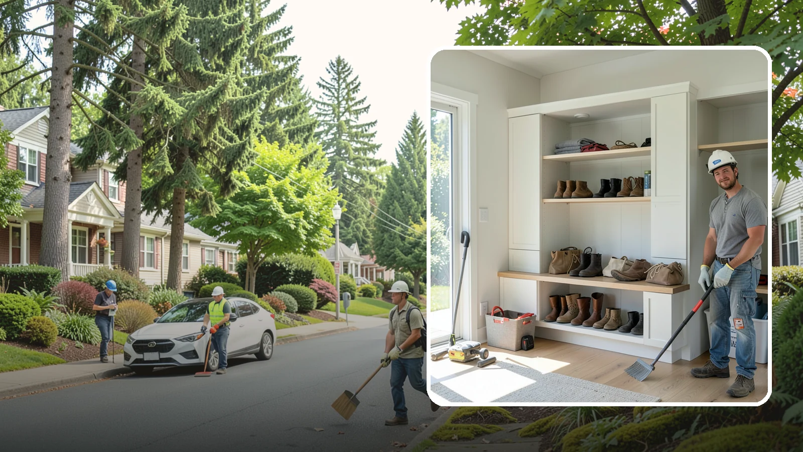 Mudroom Bench Construction in Beaux Arts Village, King County, WA - We build custom mudroom benches with storage sized to corral your family's boots, bags, and rainy-day gear.