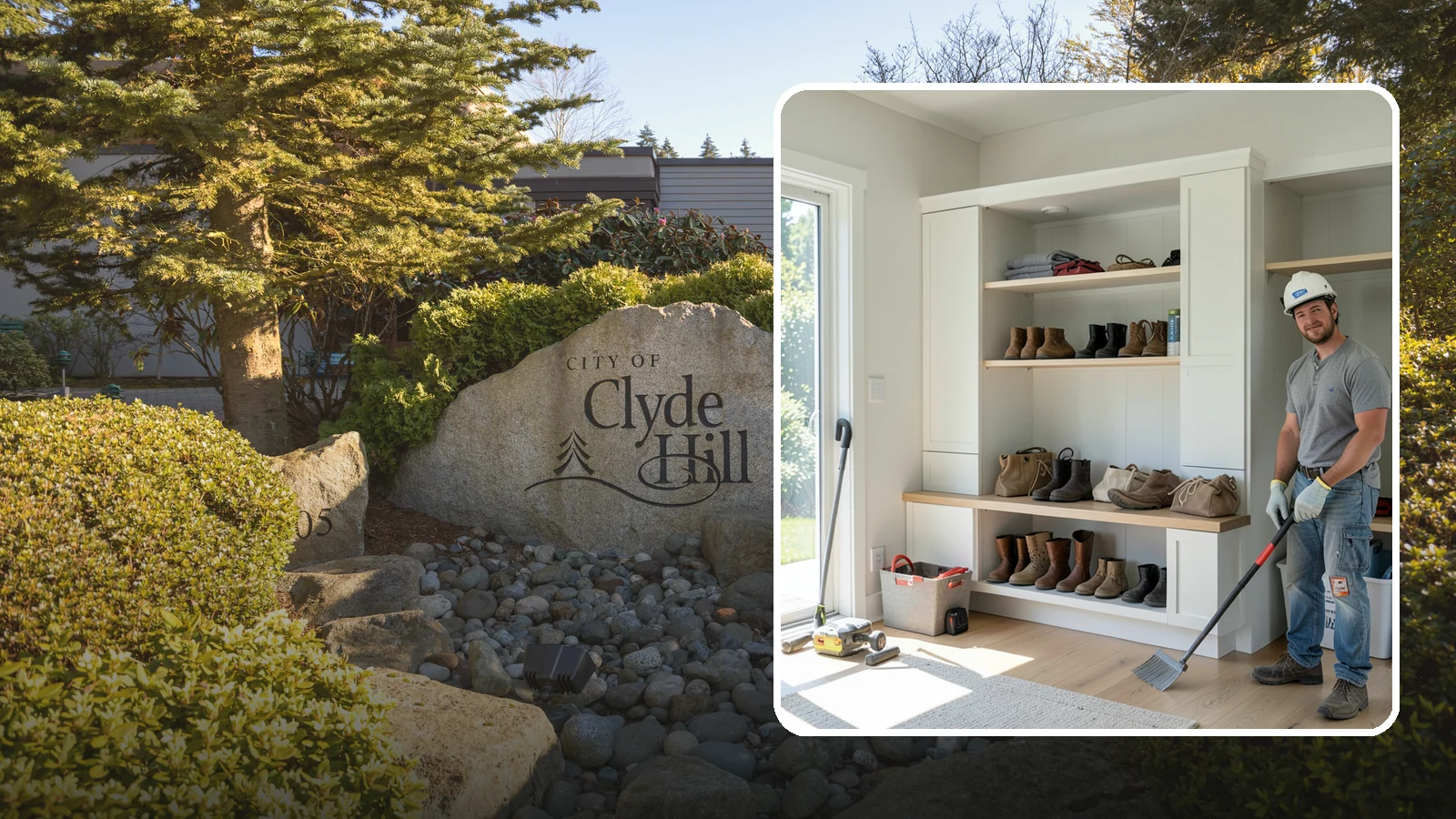 Mudroom Bench Construction in Clyde Hill, King County, WA - We build custom mudroom benches with storage sized to corral your family's boots, bags, and rainy-day gear.