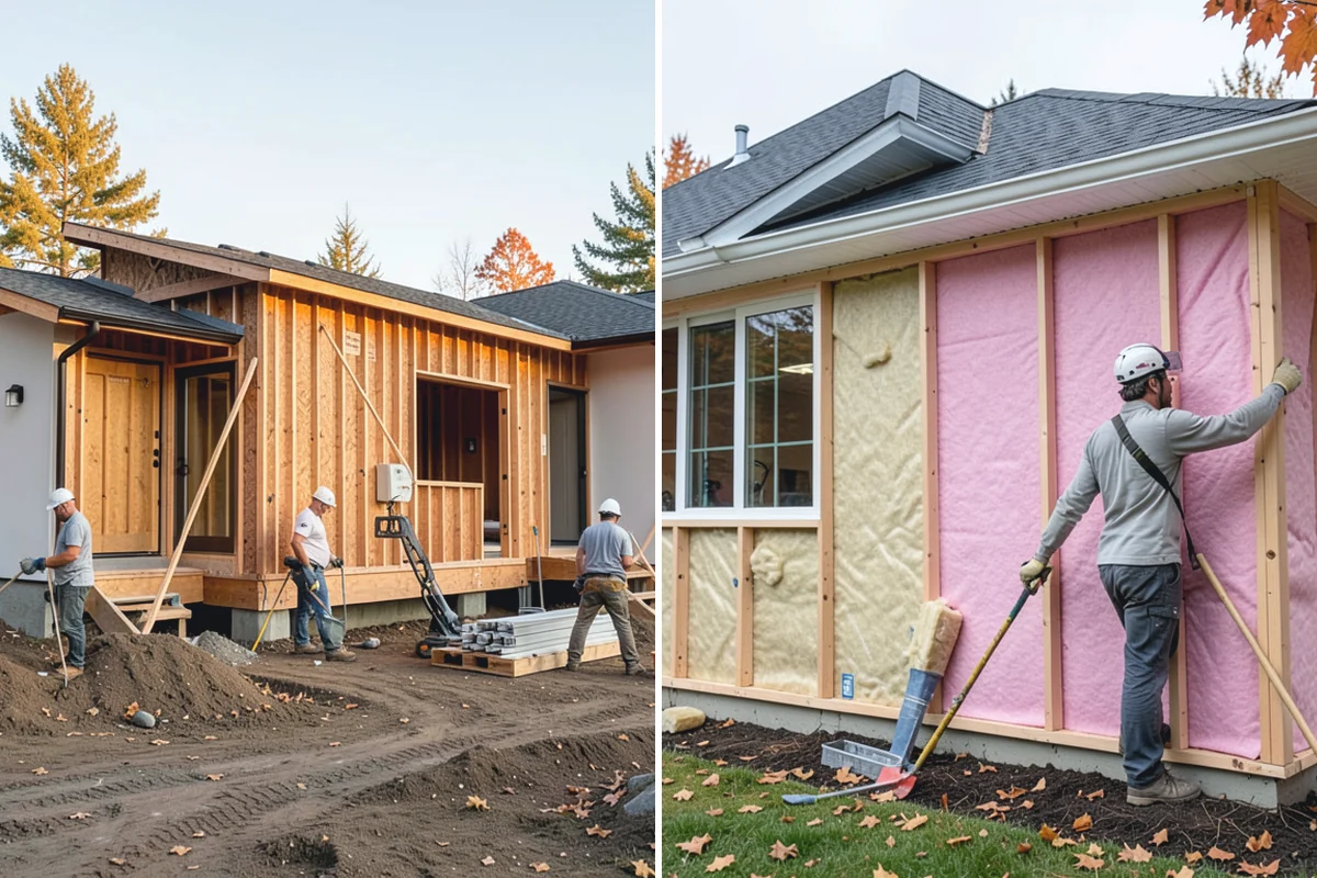 Mudroom Bench Construction in Coupeville, Island County, WA - Measure the space and discuss storage needs and style preferences