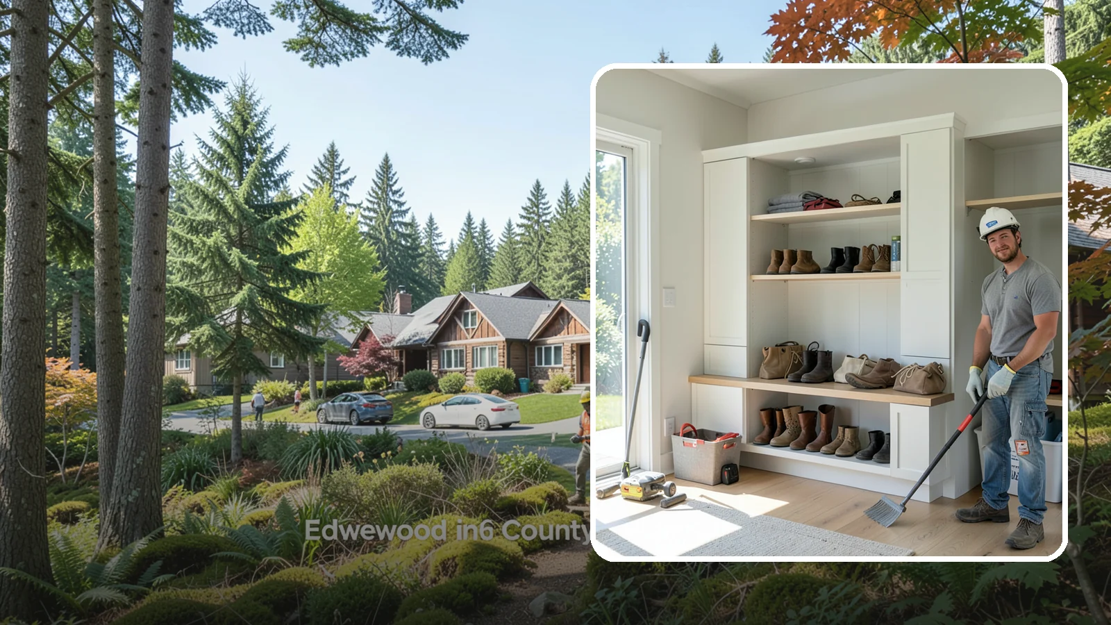 Mudroom Bench Construction in Edgewood, Pierce County, WA - We build custom mudroom benches with storage sized to corral your family's boots, bags, and rainy-day gear.
