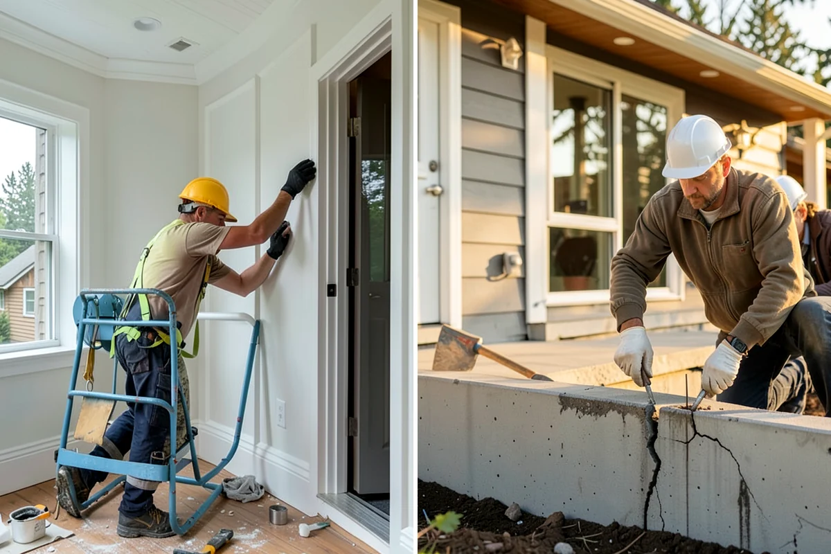 Mudroom Bench Construction in Fircrest, Pierce County, WA - Measure the space and discuss storage needs and style preferences