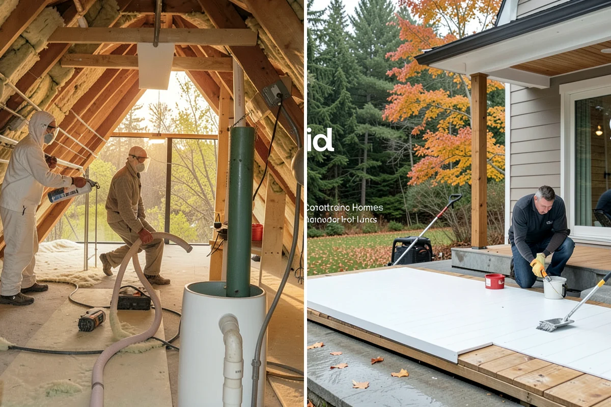 Mudroom Bench Construction in Gig Harbor, Pierce County, WA - Measure the space and discuss storage needs and style preferences