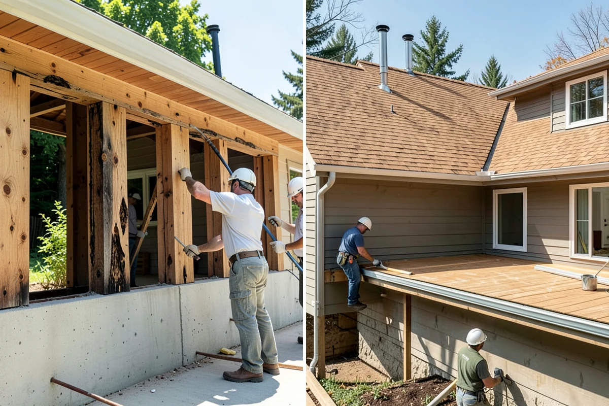 Mudroom Bench Construction in Kenmore, King County, WA - Measure the space and discuss storage needs and style preferences