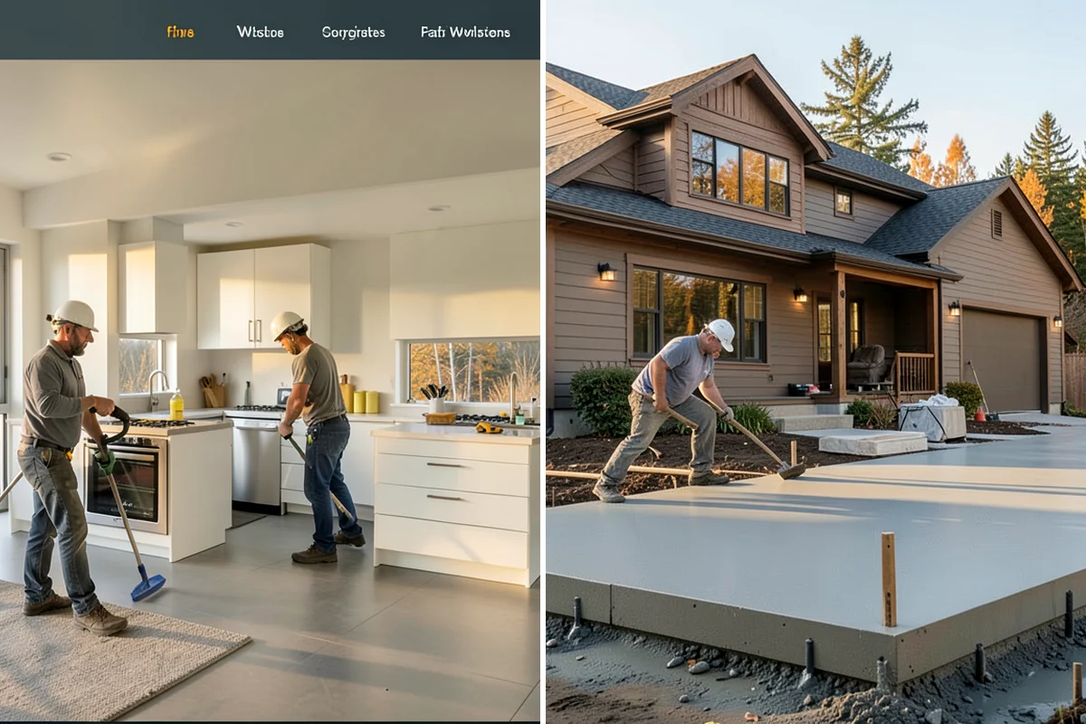 Mudroom Bench Construction in Maple Valley, King County, WA - Measure the space and discuss storage needs and style preferences