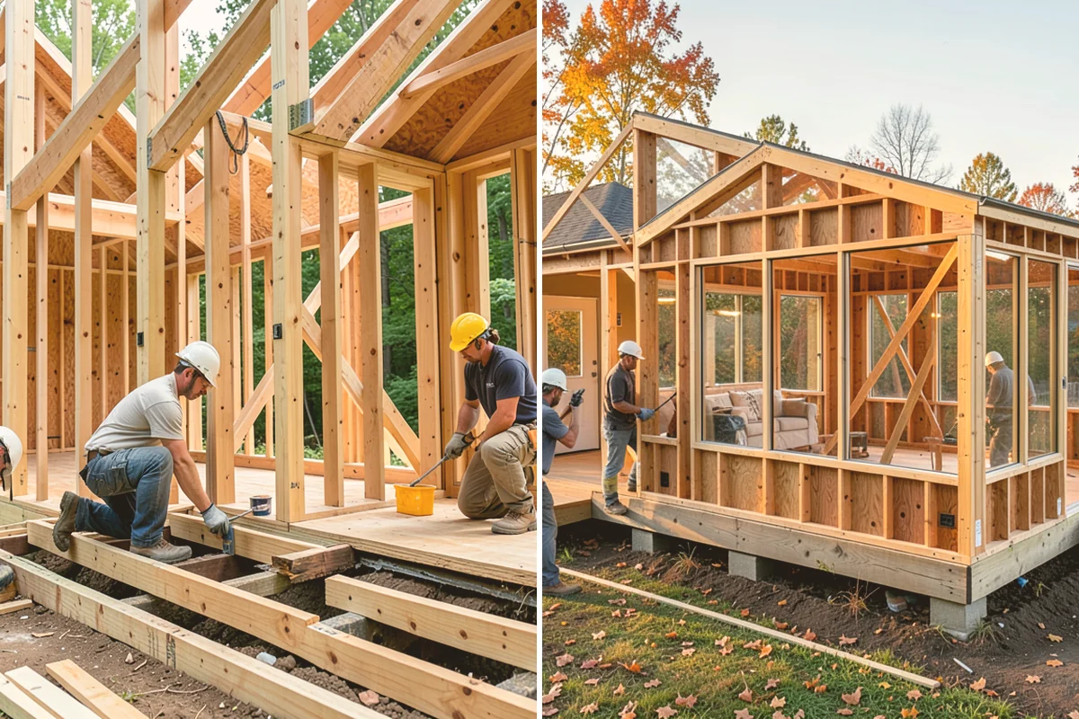 Mudroom Bench Construction in Mount Vernon, Skagit County, WA - Measure the space and discuss storage needs and style preferences