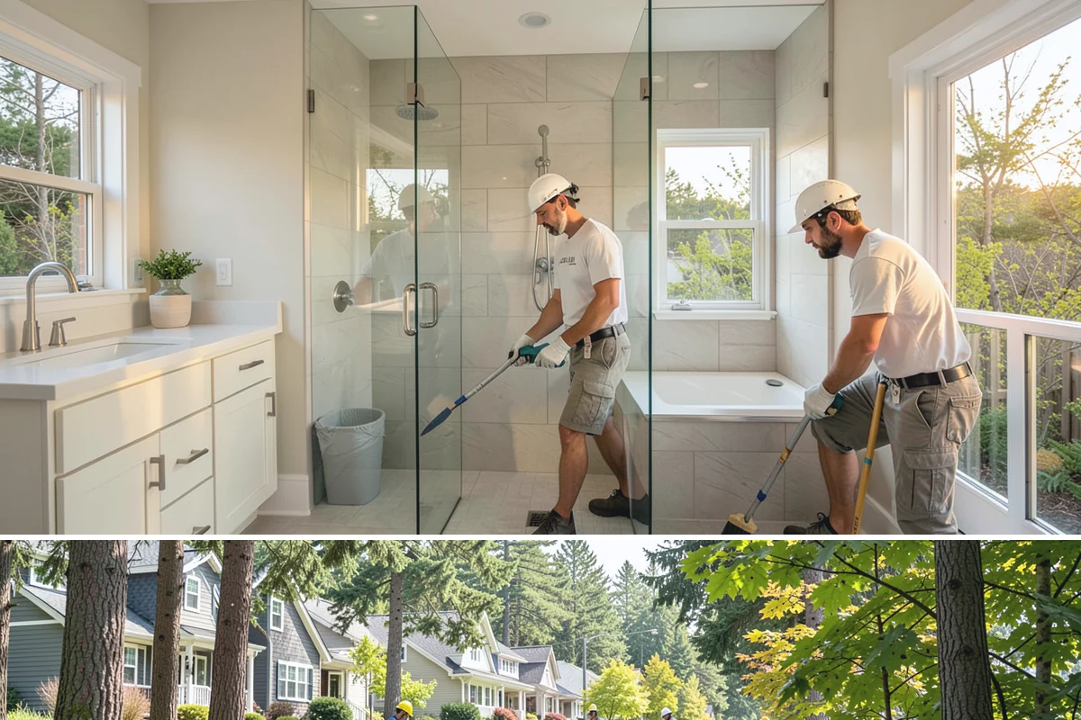 Mudroom Bench Construction in Normandy Park, King County, WA - This project fits well in early autumn so the bench is ready to organize soggy footwear before the heaviest PNW rains arrive.