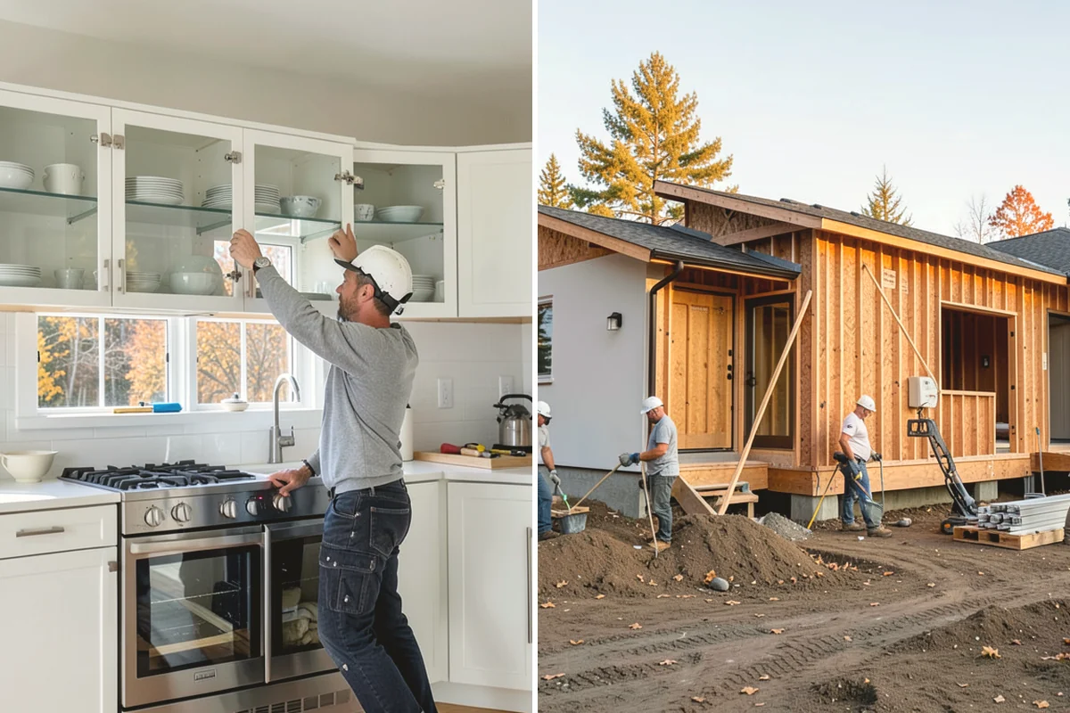 Mudroom Bench Construction in Oak Harbor, Island County, WA - Measure the space and discuss storage needs and style preferences