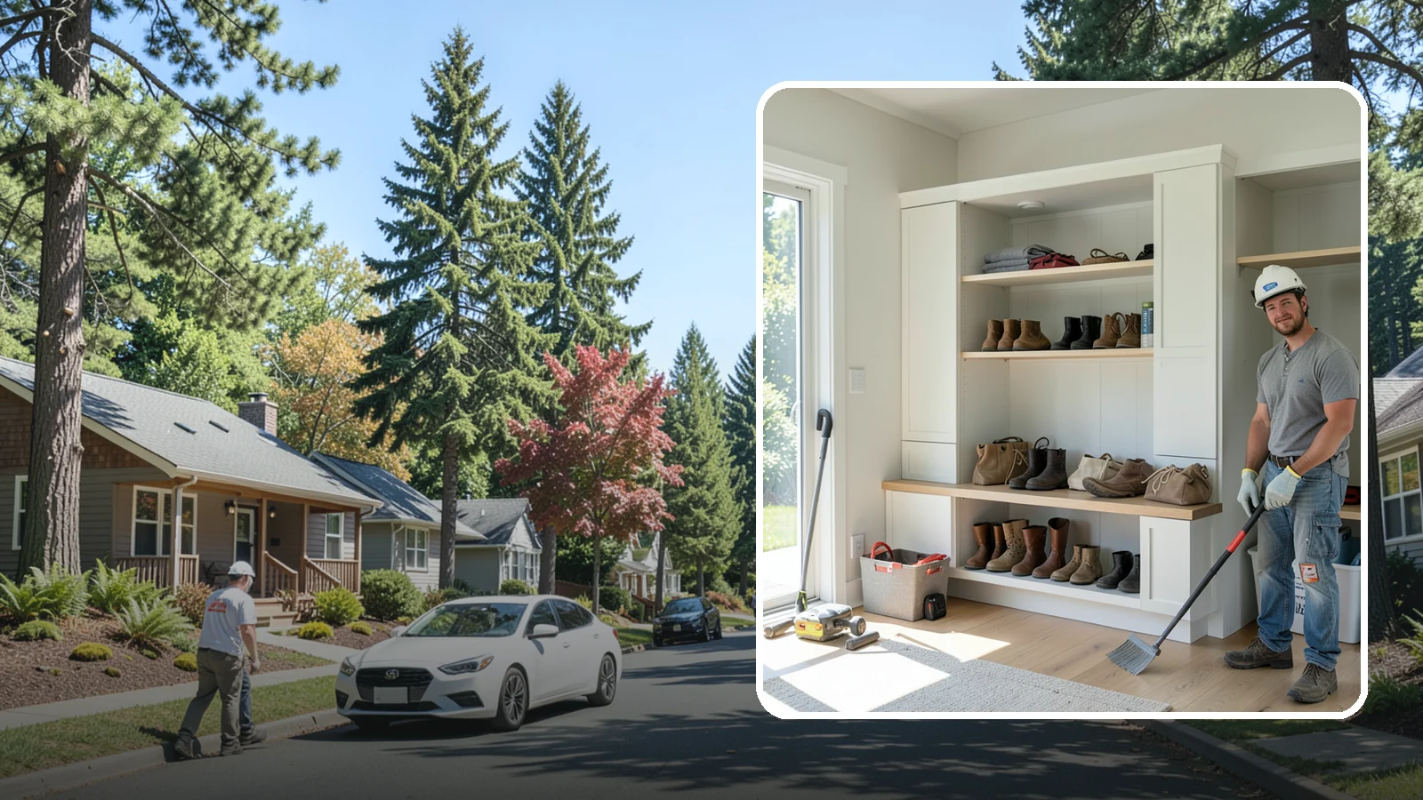 Mudroom Bench Construction in Orting, Pierce County, WA - We build custom mudroom benches with storage sized to corral your family's boots, bags, and rainy-day gear.