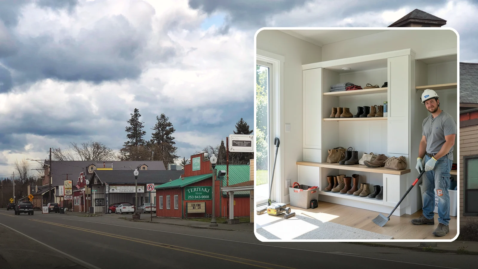Mudroom Bench Construction in Roy, Pierce County, WA - We build custom mudroom benches with storage sized to corral your family's boots, bags, and rainy-day gear.