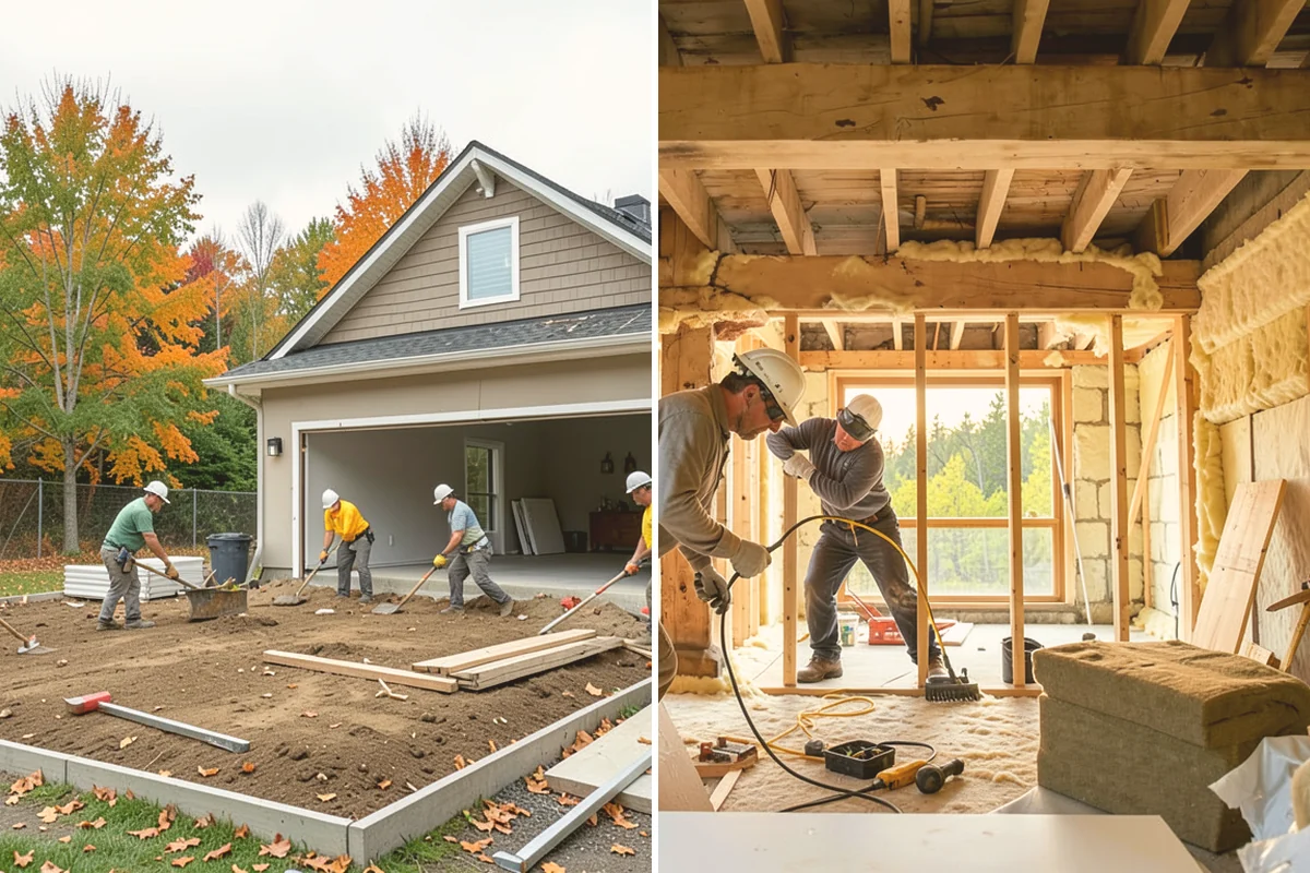 Mudroom Bench Construction in Sammamish, King County, WA - Measure the space and discuss storage needs and style preferences