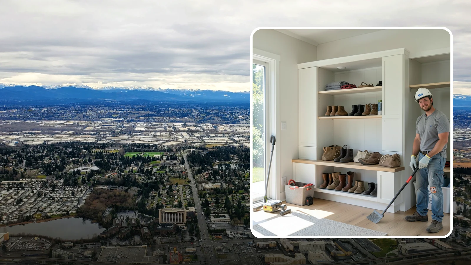 Mudroom Bench Construction in SeaTac, King County, WA - We build custom mudroom benches with storage sized to corral your family's boots, bags, and rainy-day gear.
