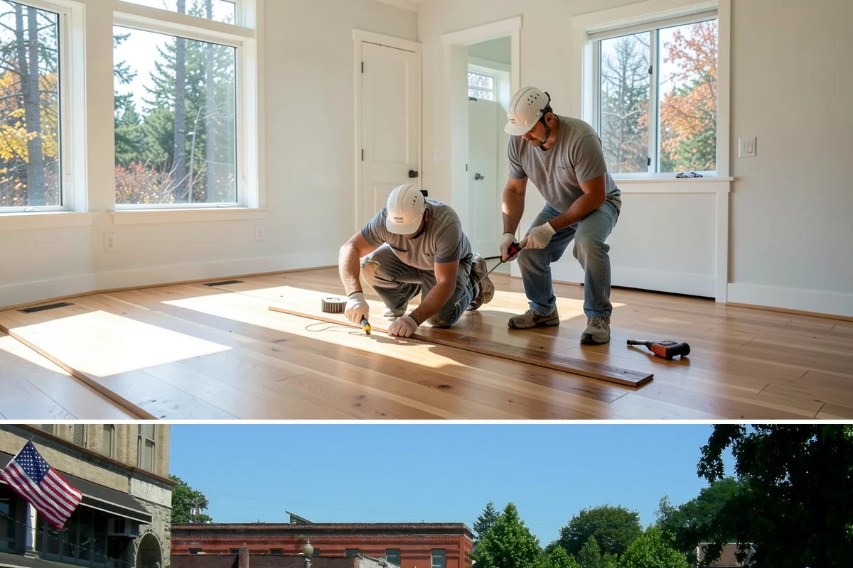 Mudroom Bench Construction in Snohomish, Snohomish County, WA - This project fits well in early autumn so the bench is ready to organize soggy footwear before the heaviest PNW rains arrive.