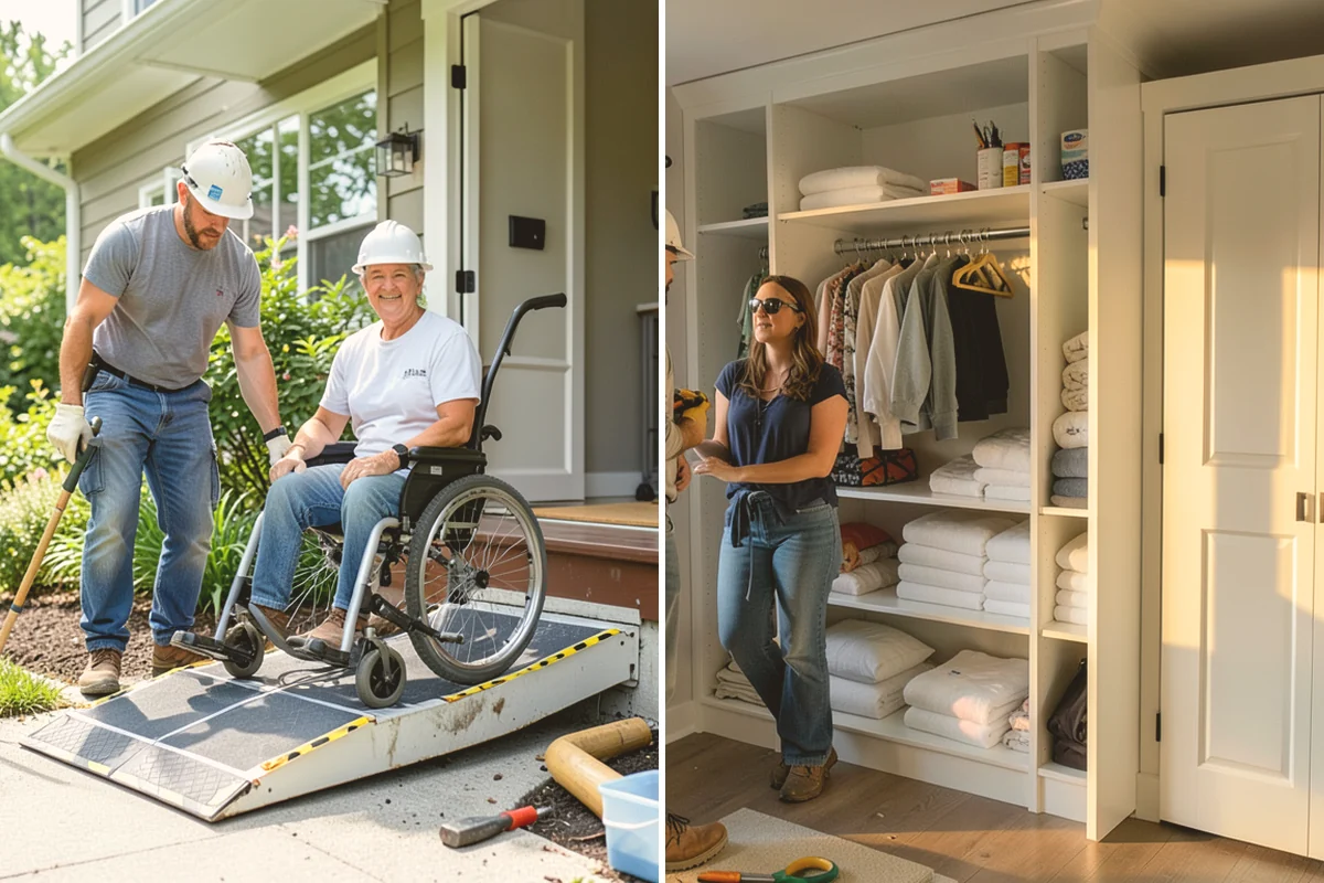 Mudroom Bench Construction in Stanwood, Snohomish County, WA - Measure the space and discuss storage needs and style preferences