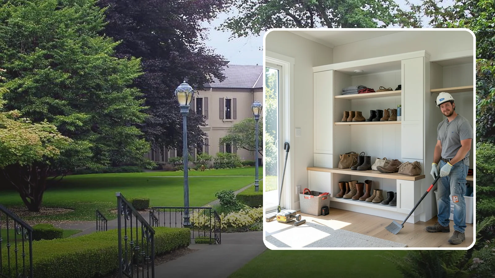 Mudroom Bench Construction in Woodinville, King County, WA - We build custom mudroom benches with storage sized to corral your family's boots, bags, and rainy-day gear.