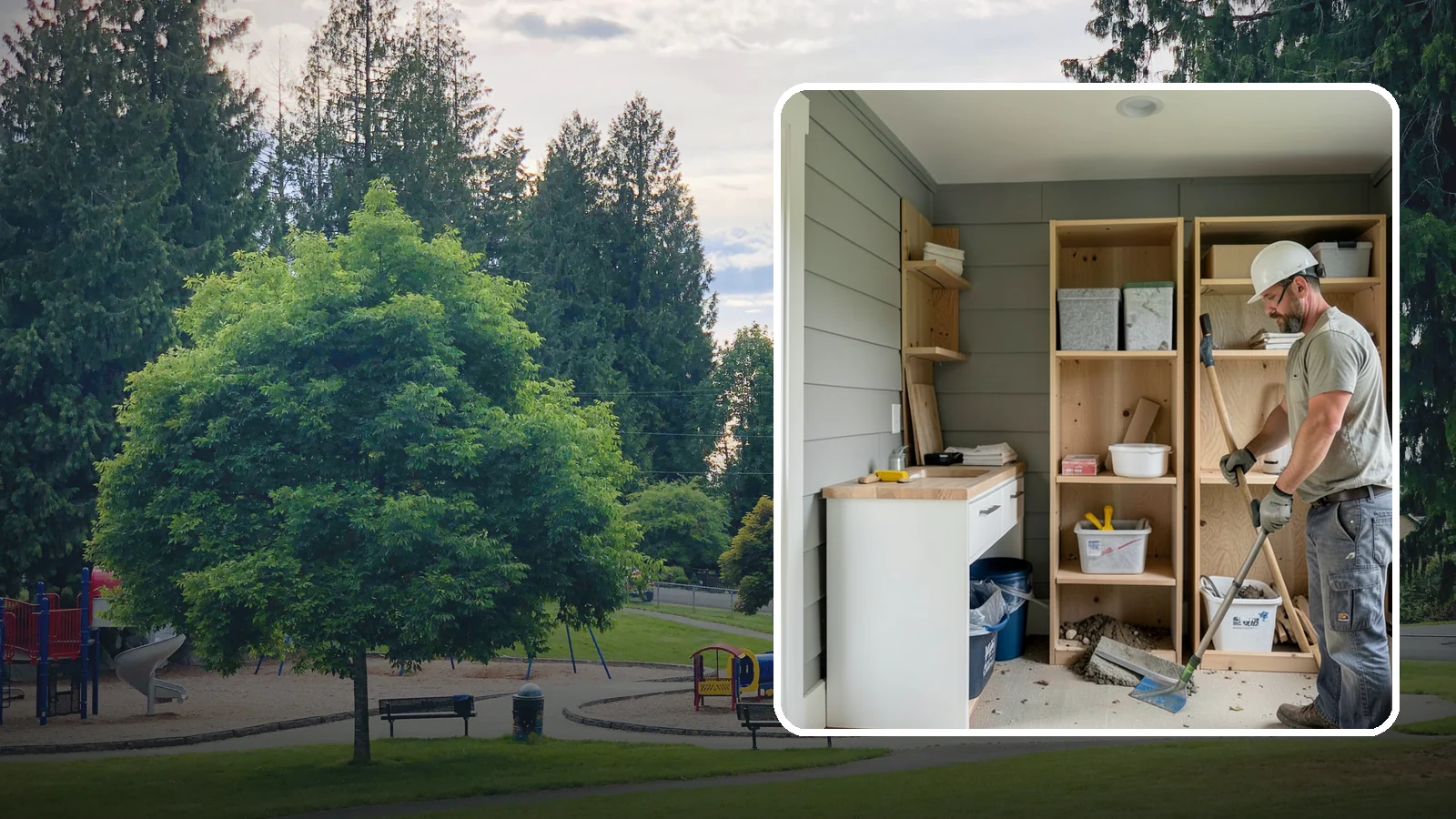 Mudroom Construction in Bonney Lake, Pierce County, WA - We construct new mudrooms that give Western Washington homes a proper, weatherproof buffer between outside and in.