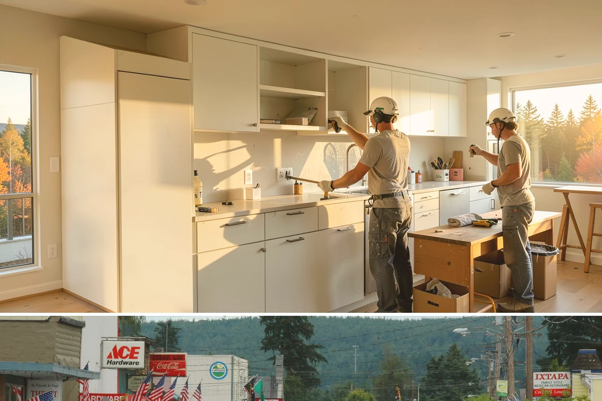 Mudroom Construction in Carnation, King County, WA - The dry stretch from June through September is preferred for mudroom construction that opens up exterior walls, minimizing rain...