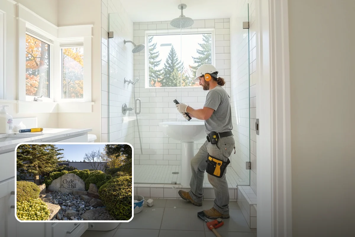Mudroom Construction in Clyde Hill, King County, WA - A true transition zone that shields interiors from mud and moisture