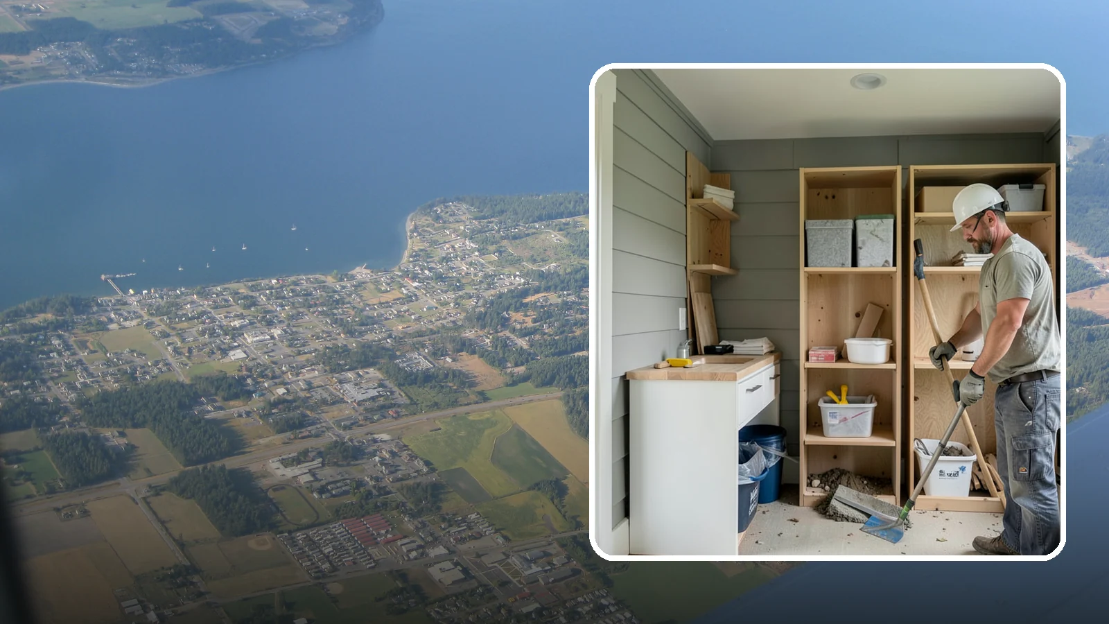 Mudroom Construction in Coupeville, Island County, WA - We construct new mudrooms that give Western Washington homes a proper, weatherproof buffer between outside and in.