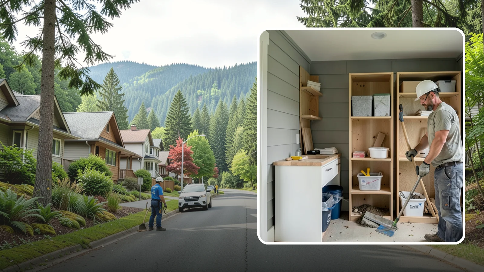 Mudroom Construction in Darrington, Snohomish County, WA - We construct new mudrooms that give Western Washington homes a proper, weatherproof buffer between outside and in.