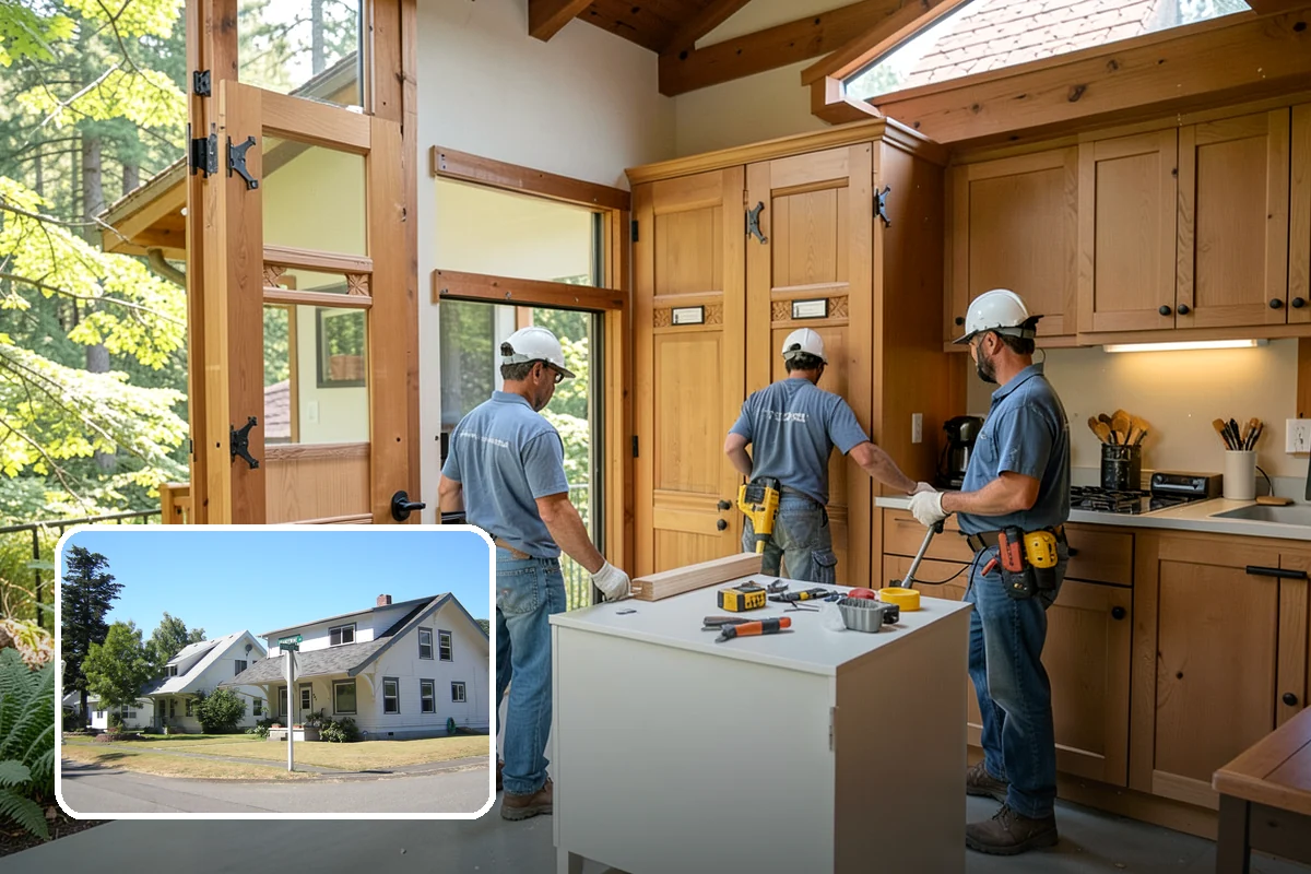 Mudroom Construction in DuPont, Pierce County, WA - A true transition zone that shields interiors from mud and moisture
