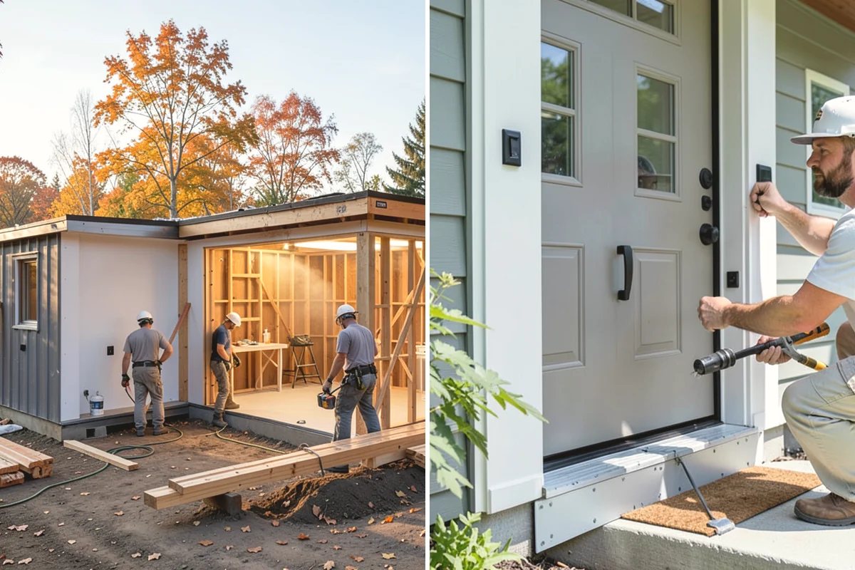 Mudroom Construction in Edgewood, Pierce County, WA - Evaluate the entry location and define the room's footprint and function