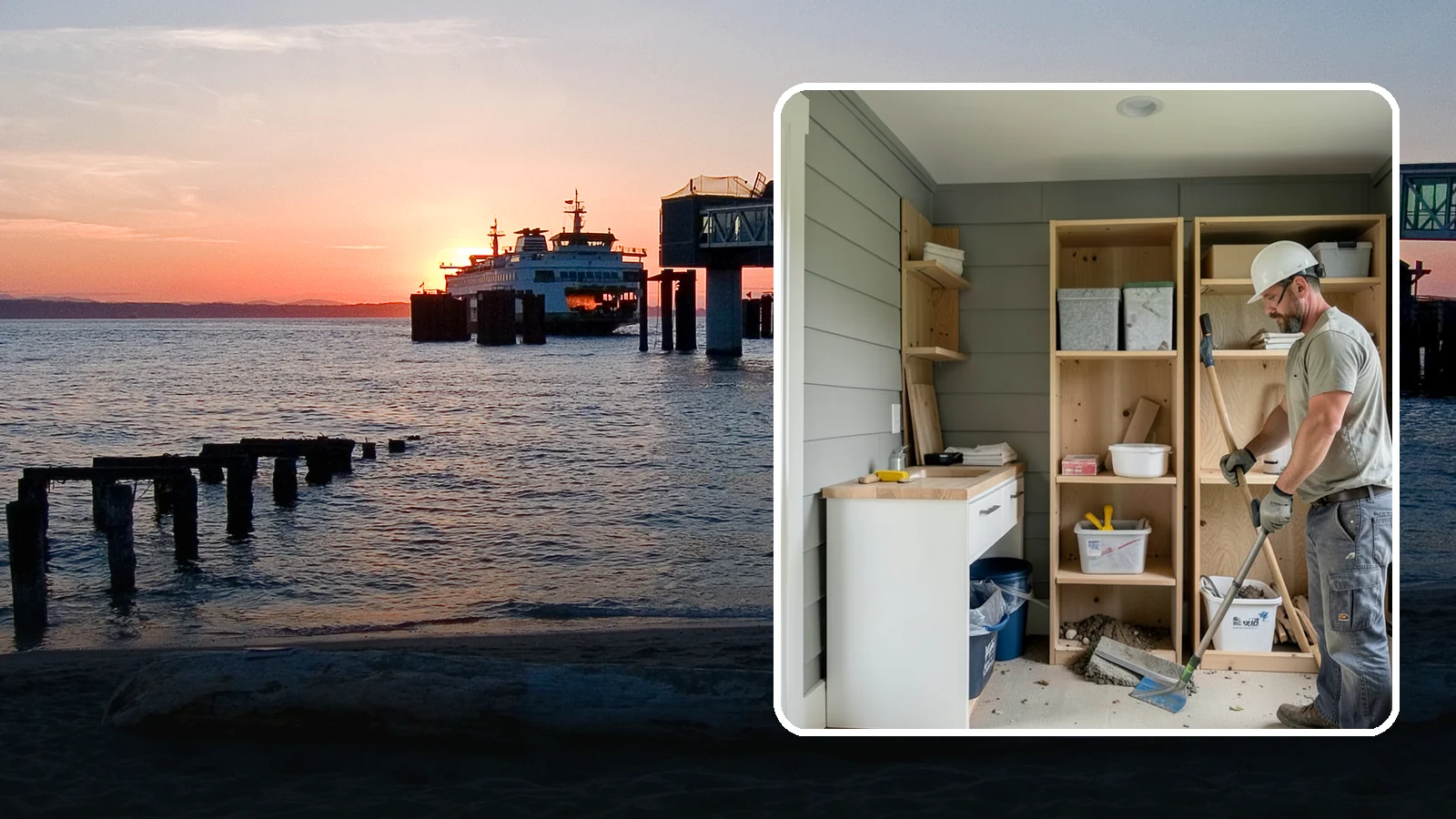 Mudroom Construction in Edmonds, Snohomish County, WA - We construct new mudrooms that give Western Washington homes a proper, weatherproof buffer between outside and in.