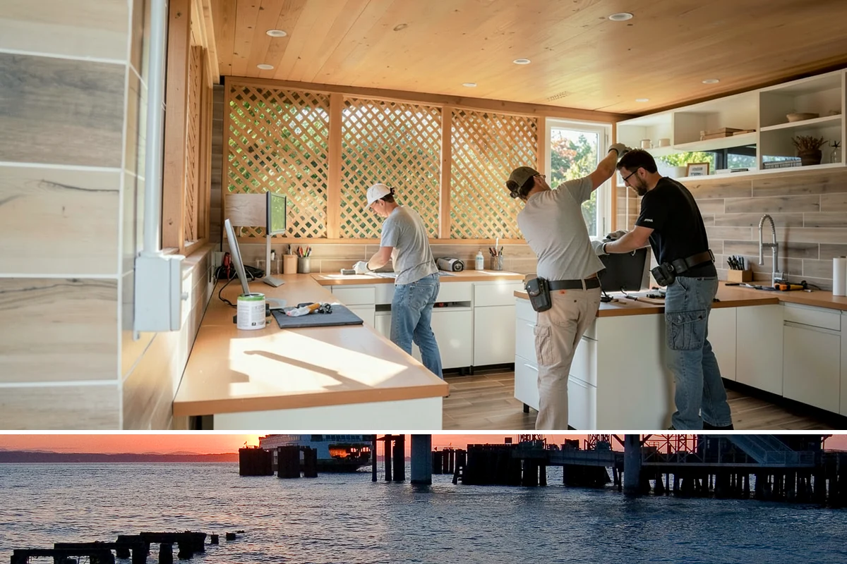 Mudroom Construction in Edmonds, Snohomish County, WA - The dry stretch from June through September is preferred for mudroom construction that opens up exterior walls, minimizing rain...