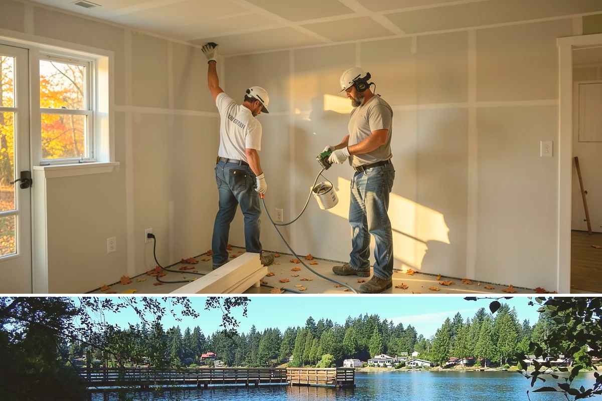Mudroom Construction in Federal Way, King County, WA - The dry stretch from June through September is preferred for mudroom construction that opens up exterior walls, minimizing rain...