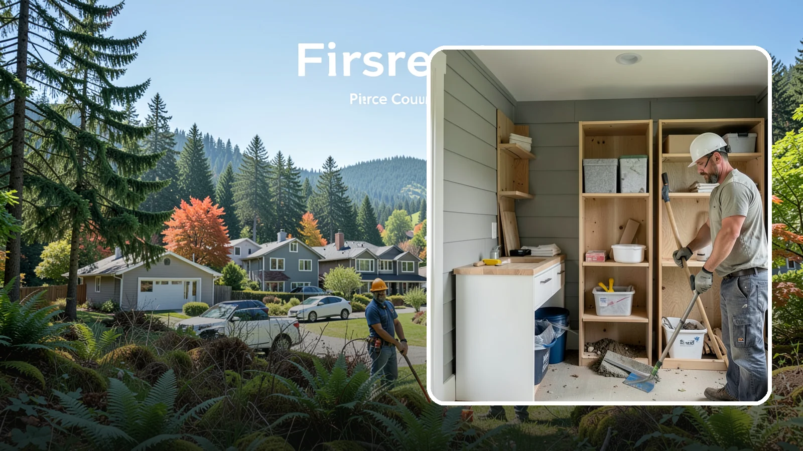 Mudroom Construction in Fircrest, Pierce County, WA - We construct new mudrooms that give Western Washington homes a proper, weatherproof buffer between outside and in.