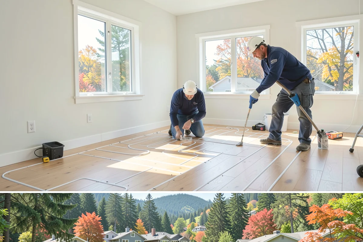 Mudroom Construction in Fircrest, Pierce County, WA - The dry stretch from June through September is preferred for mudroom construction that opens up exterior walls, minimizing rain...