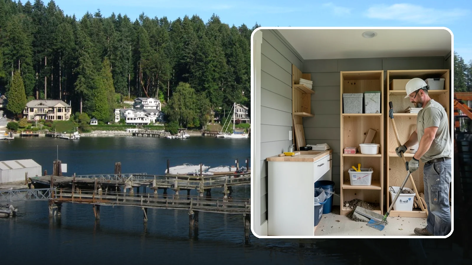 Mudroom Construction in Gig Harbor, Pierce County, WA - We construct new mudrooms that give Western Washington homes a proper, weatherproof buffer between outside and in.