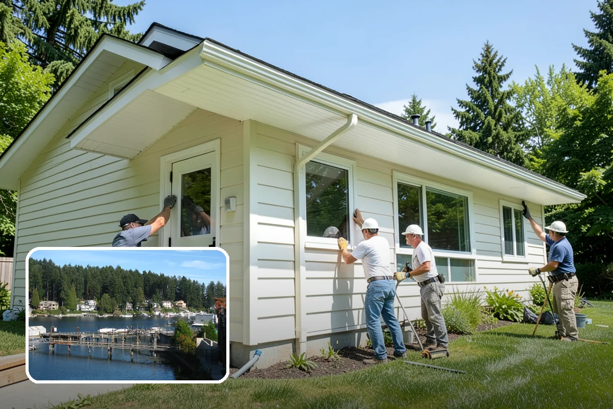 Mudroom Construction in Gig Harbor, Pierce County, WA - A true transition zone that shields interiors from mud and moisture