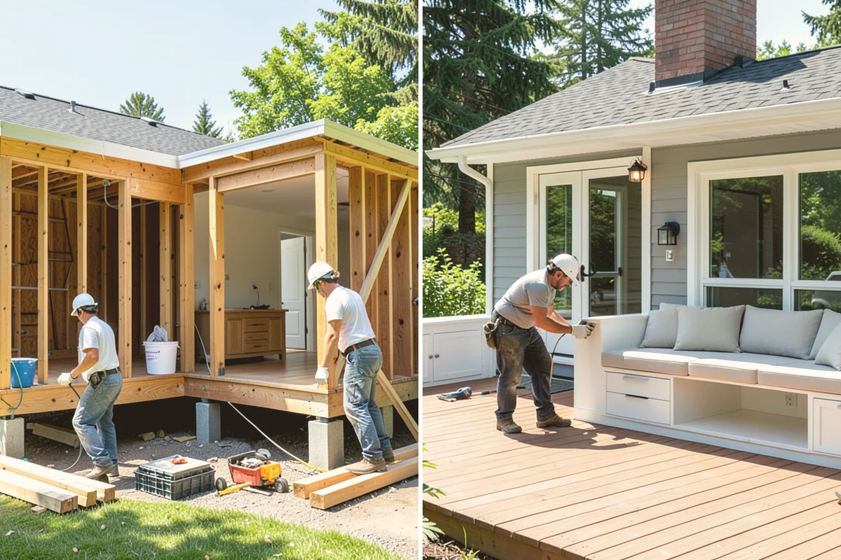 Mudroom Construction in Kent, King County, WA - Evaluate the entry location and define the room's footprint and function