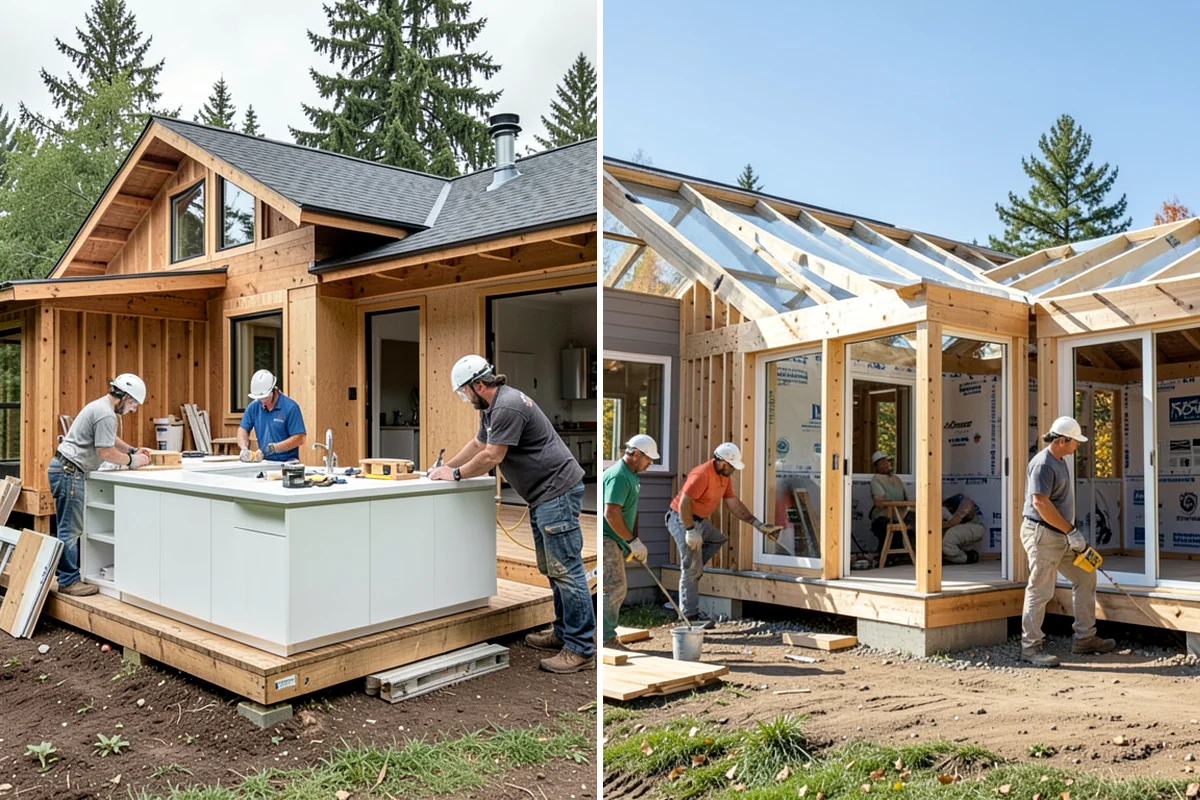 Mudroom Construction in Lake Forest Park, King County, WA - Evaluate the entry location and define the room's footprint and function