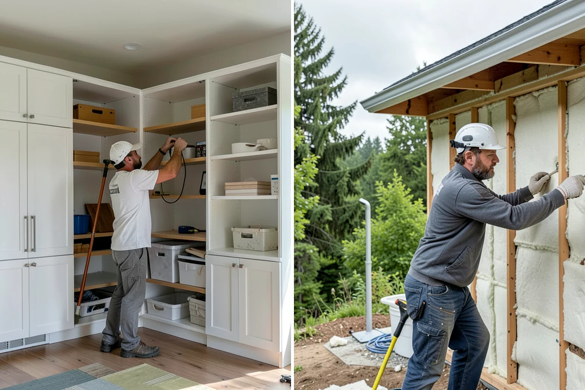 Mudroom Construction in Lakewood, Pierce County, WA - Evaluate the entry location and define the room's footprint and function