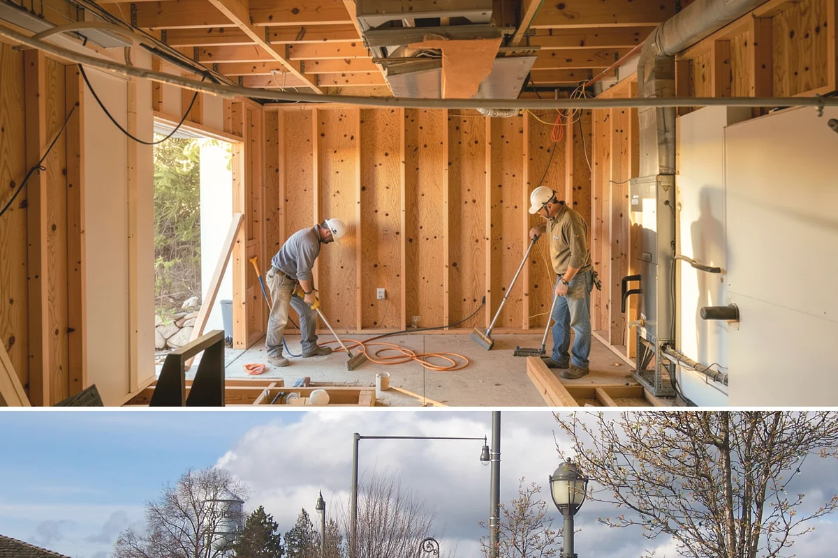 Mudroom Construction in Marysville, Snohomish County, WA - The dry stretch from June through September is preferred for mudroom construction that opens up exterior walls, minimizing rain...