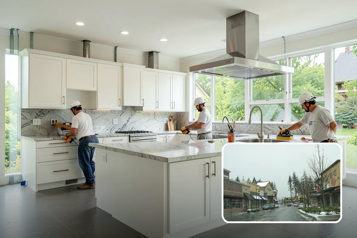 Mudroom Construction in Mill Creek, Snohomish County, WA - A true transition zone that shields interiors from mud and moisture