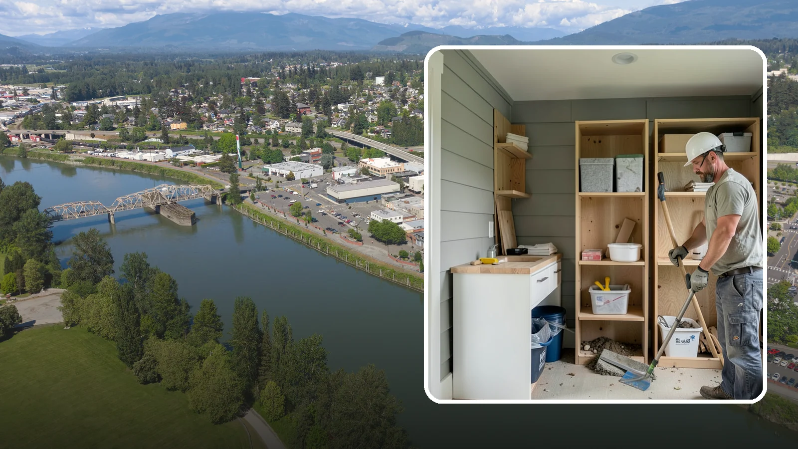 Mudroom Construction in Mount Vernon, Skagit County, WA - We construct new mudrooms that give Western Washington homes a proper, weatherproof buffer between outside and in.