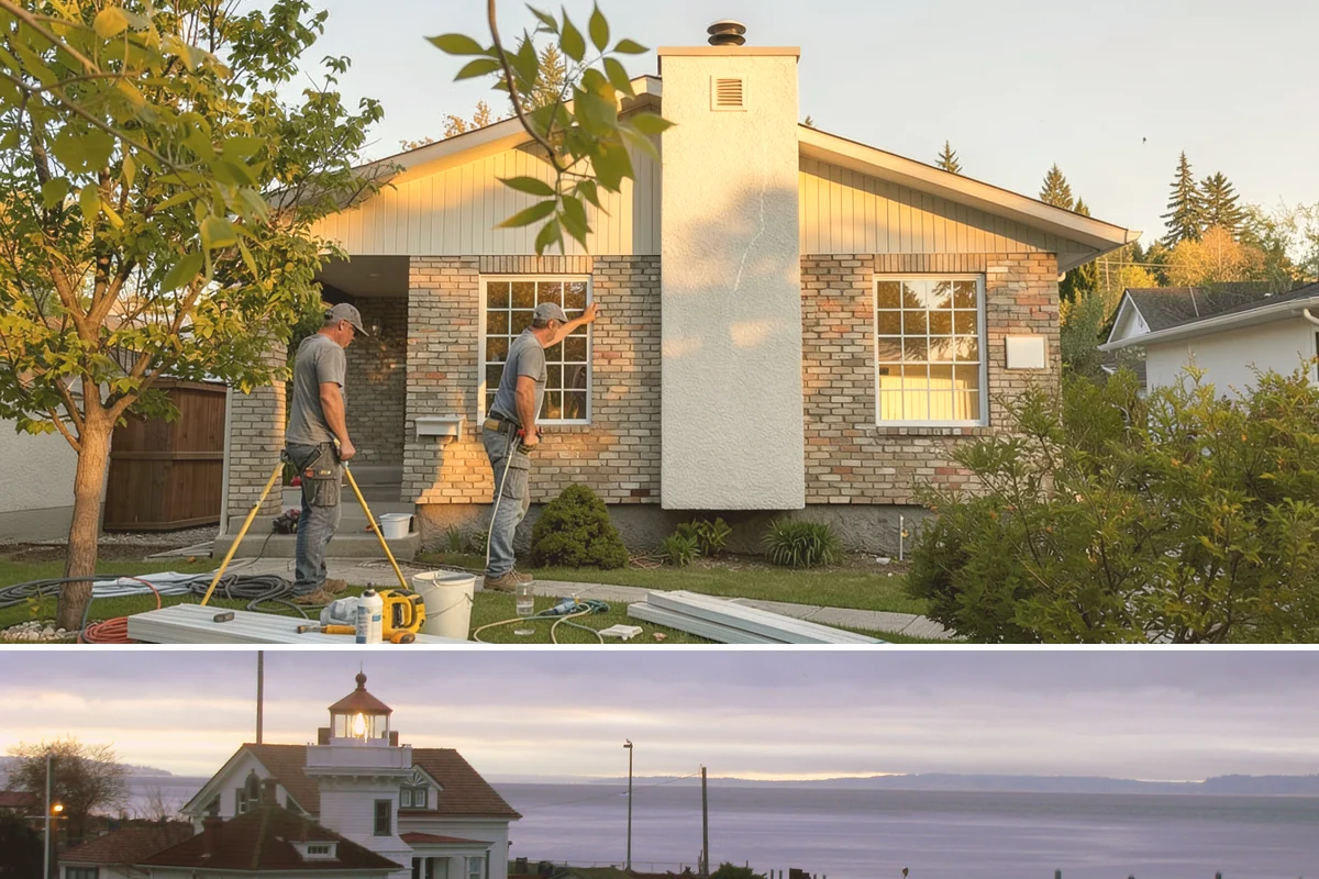 Mudroom Construction in Mukilteo, Snohomish County, WA - The dry stretch from June through September is preferred for mudroom construction that opens up exterior walls, minimizing rain...