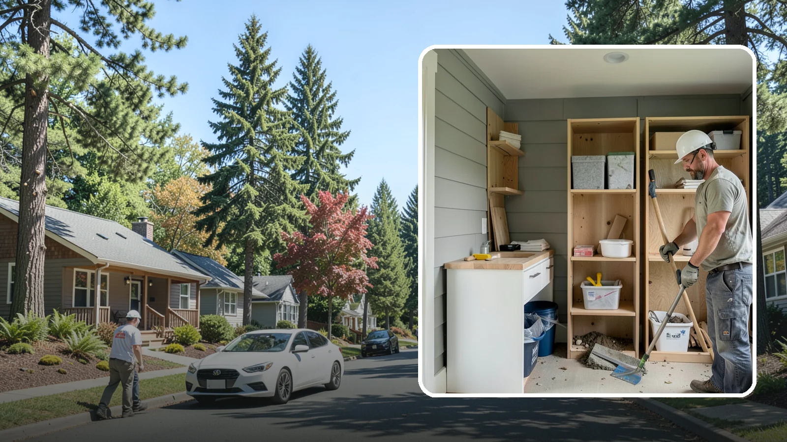 Mudroom Construction in Orting, Pierce County, WA - We construct new mudrooms that give Western Washington homes a proper, weatherproof buffer between outside and in.