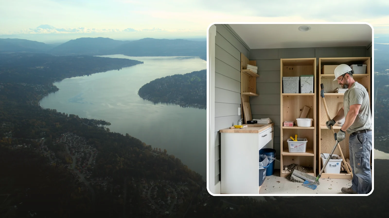 Mudroom Construction in Sammamish, King County, WA - We construct new mudrooms that give Western Washington homes a proper, weatherproof buffer between outside and in.